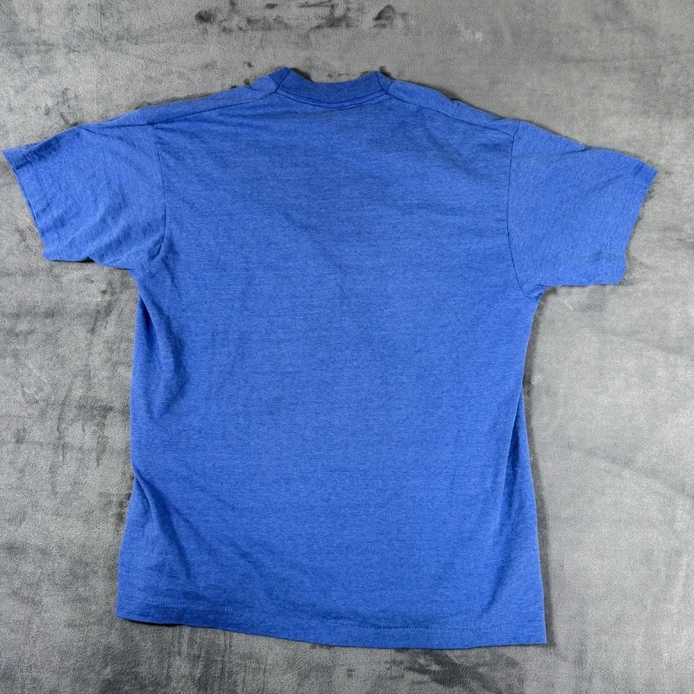 Vintage Single Stitch 90s Made In‎ USA Norcross Tigers Blue Men's XL Tee Shirt